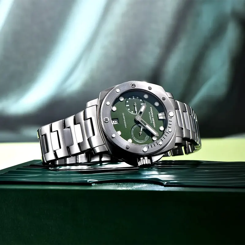 Pagani Design Diver's Classic Green Dial Men's Watch-  PD-1767